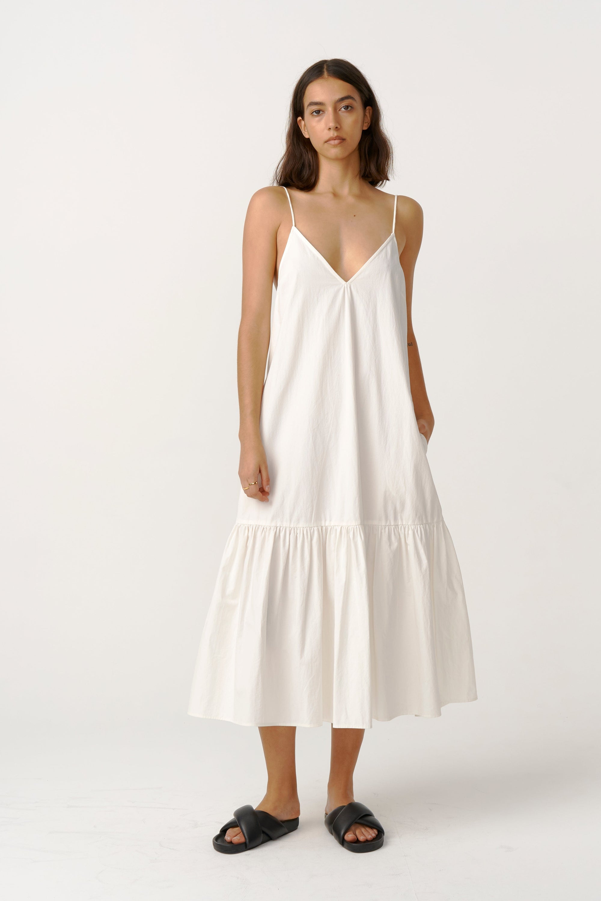 The Remi Dress | Ivory - The Bali Tailor