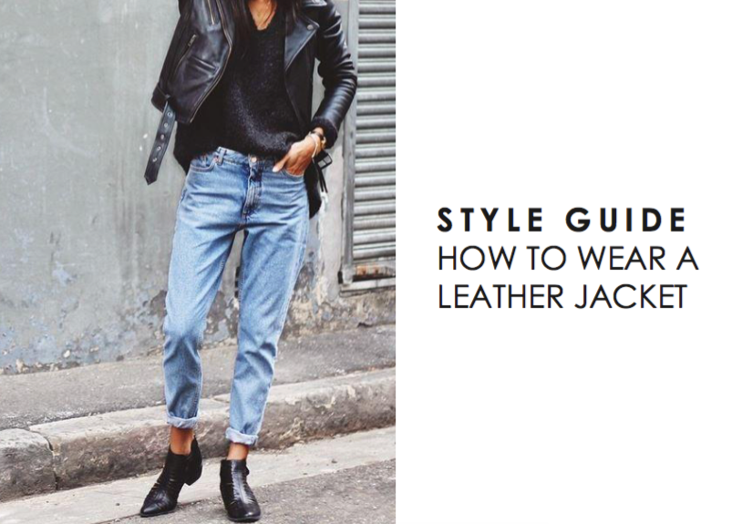 Guide To Wear a Leather Jacket With Jeans