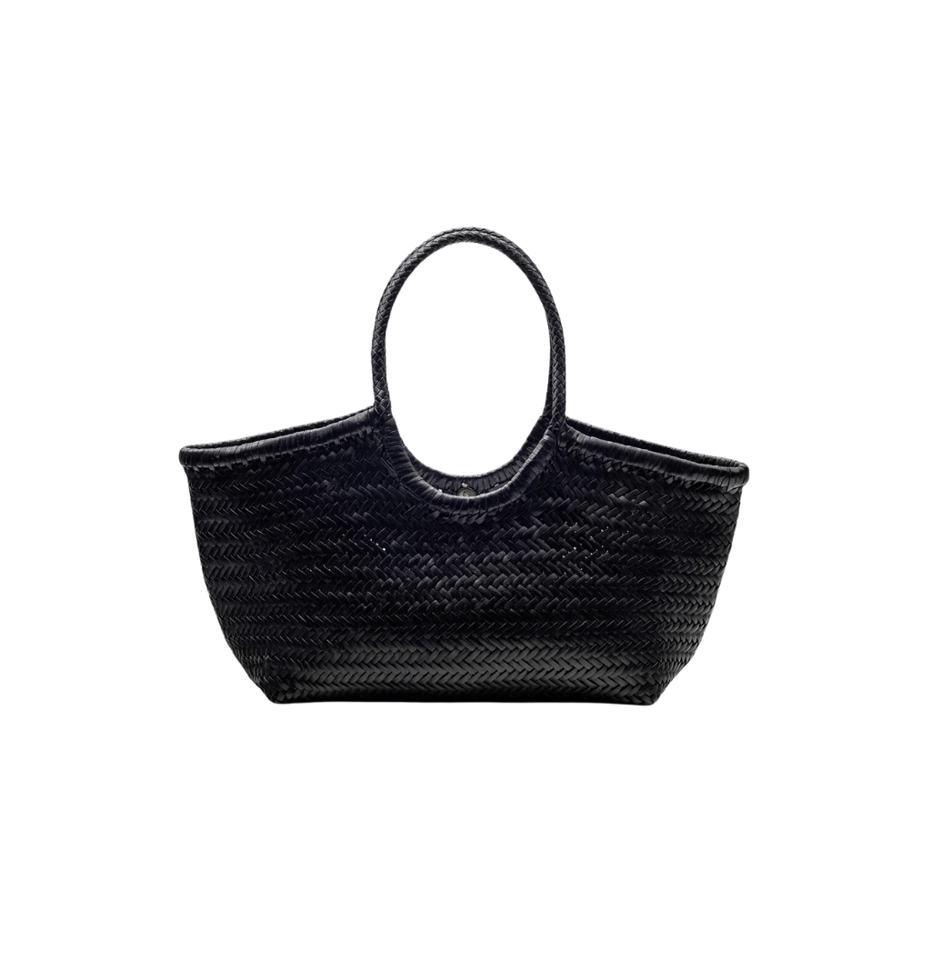 La Pareo Woven Tote | Black - La Pareo