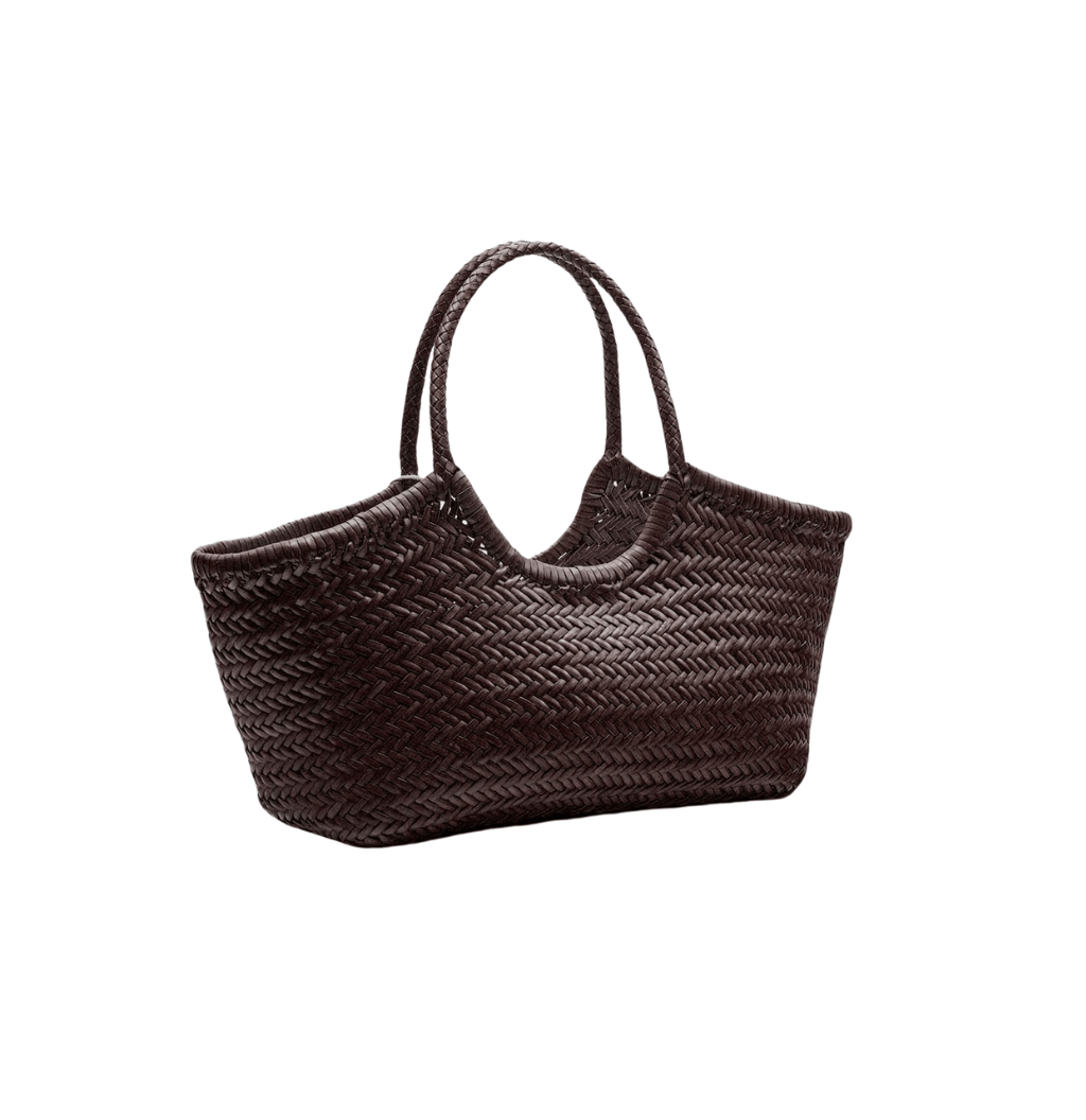 La Pareo Woven Tote | Chocolate - La Pareo