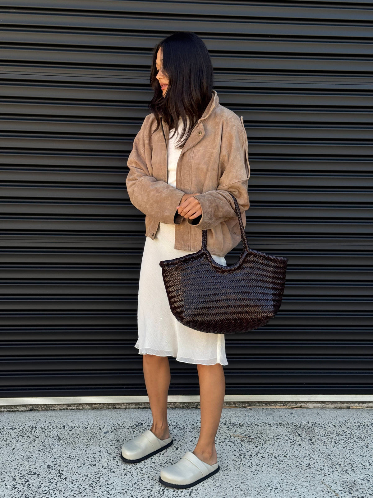 La Pareo Woven Tote | Chocolate - La Pareo