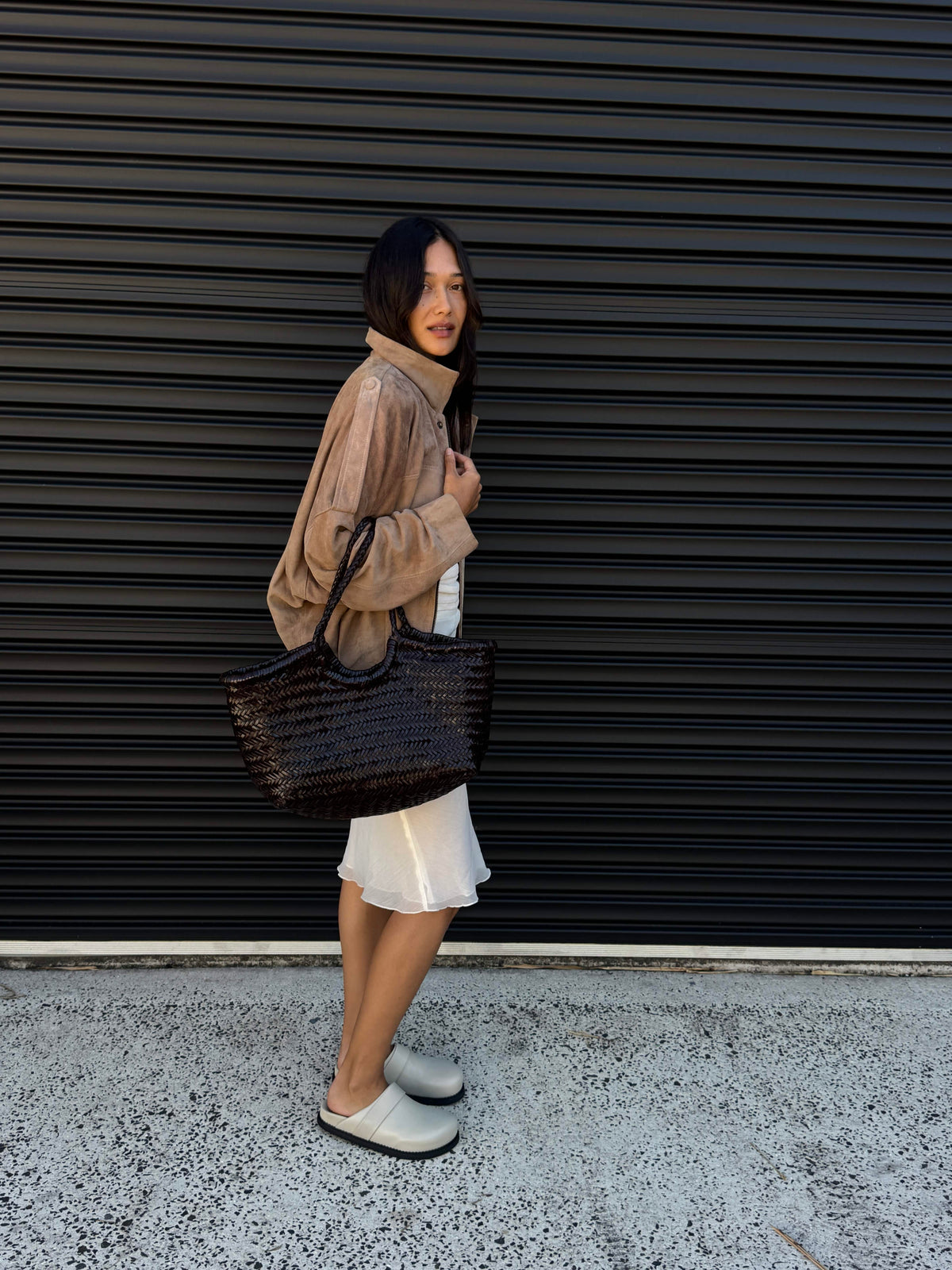 La Pareo Woven Tote | Chocolate - La Pareo