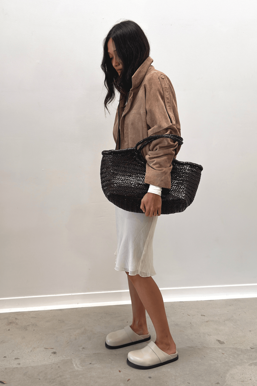 La Pareo Woven Tote | Chocolate - La Pareo