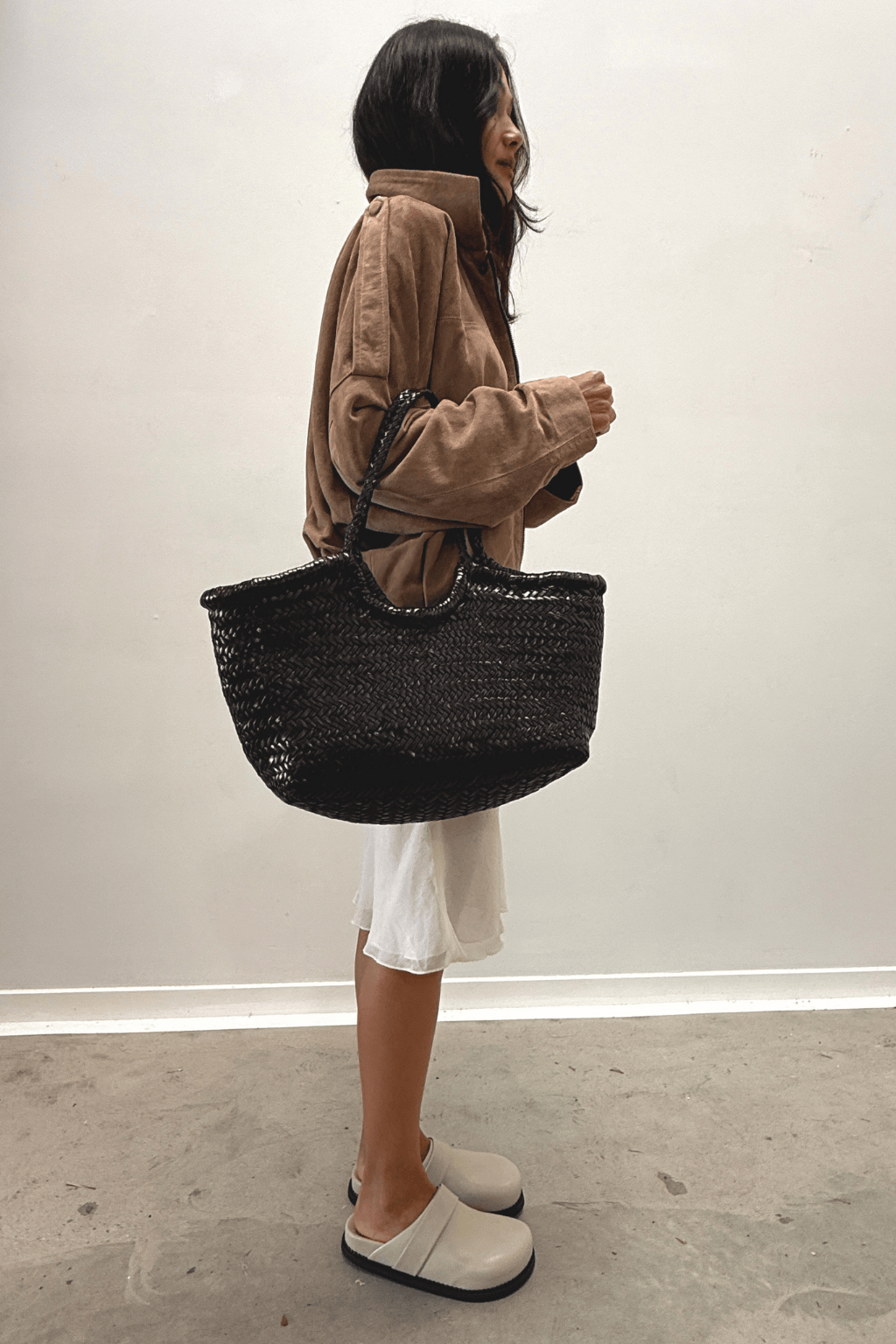 La Pareo Woven Tote | Chocolate - La Pareo