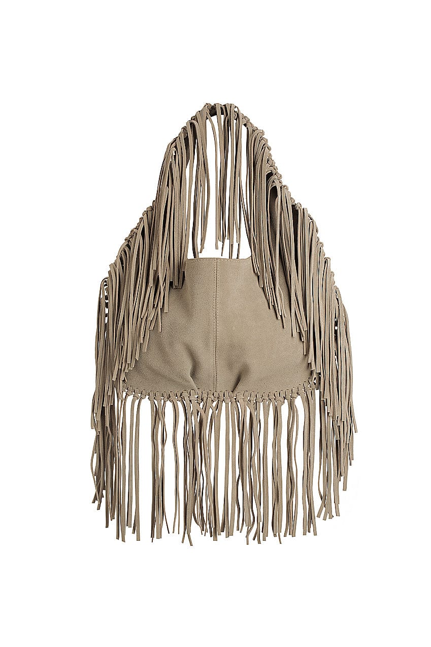 Stella Fringe Bag | Stone Suede - COMING SOON - The Bali Tailor