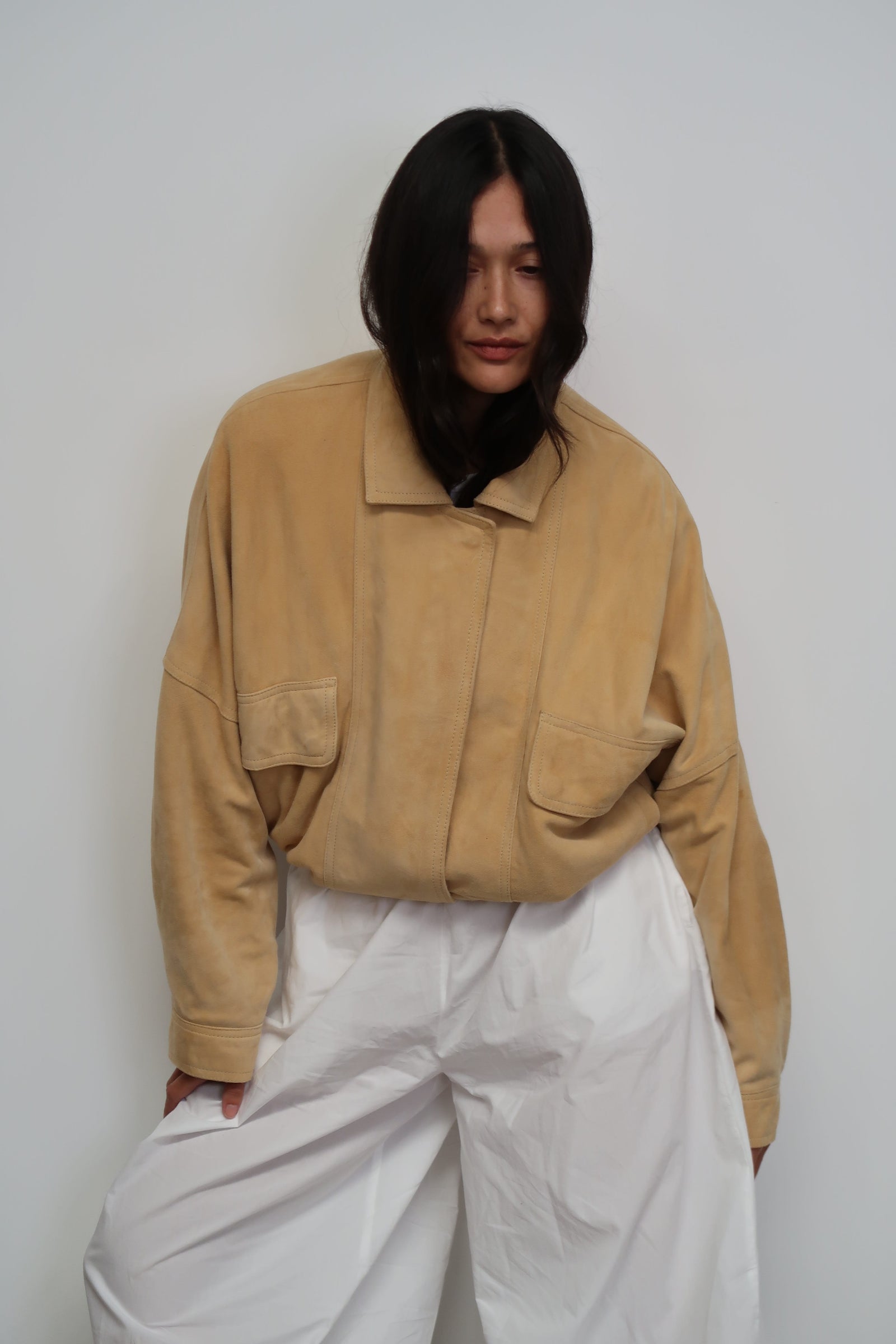 The Aaki Bomber Jacket | Butter Suede - The Bali Tailor