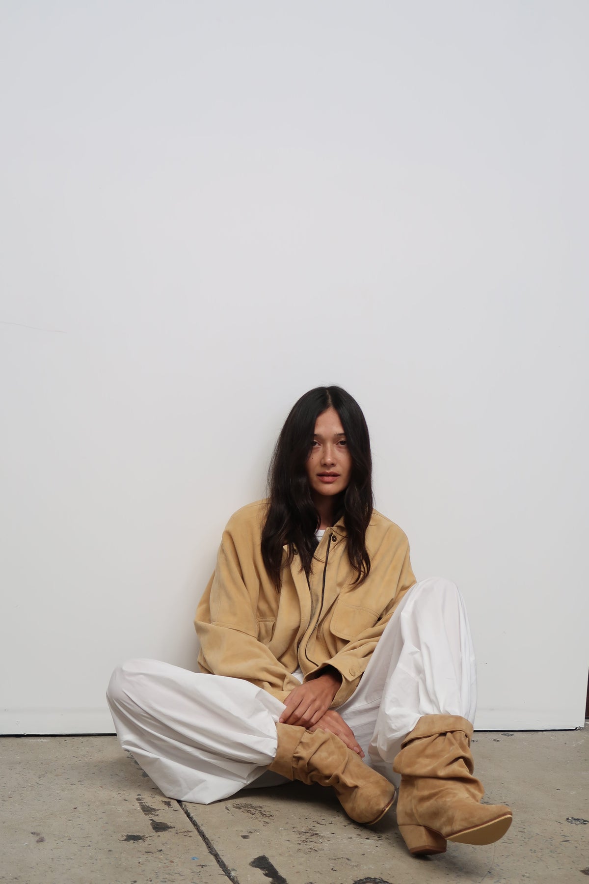 The Aaki Bomber Jacket | Butter Suede - The Bali Tailor