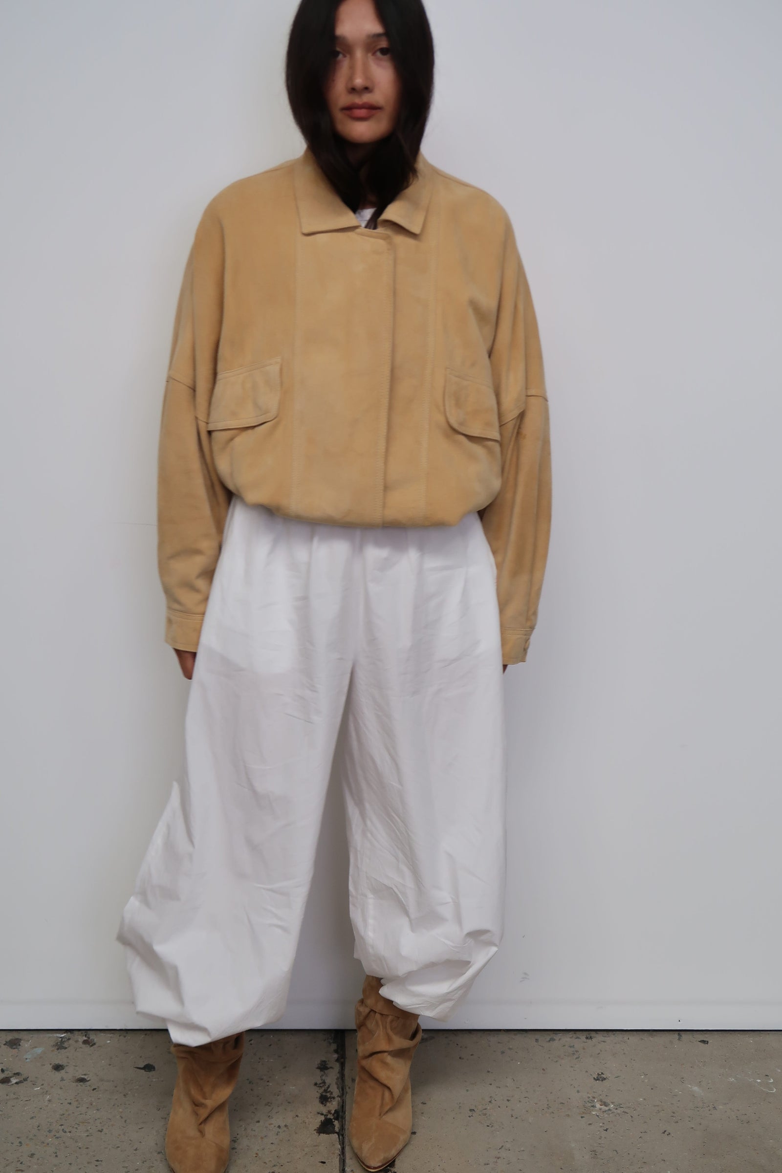 The Aaki Bomber Jacket | Butter Suede - The Bali Tailor