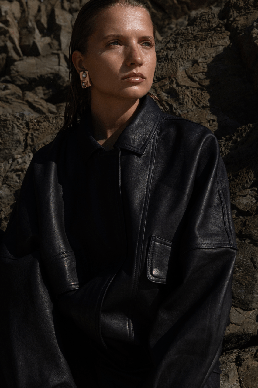 The Aaki Bomber Jacket - The Bali Tailor