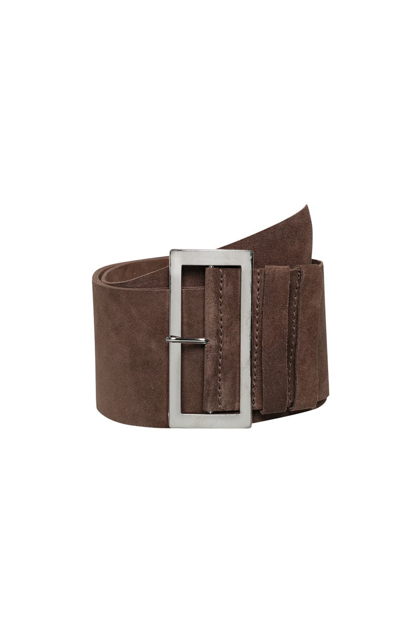 The Aya Belt | Cocoa Suede - The Bali Tailor