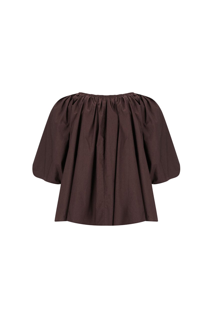 The Blair Blouse | Cocoa - The Bali Tailor