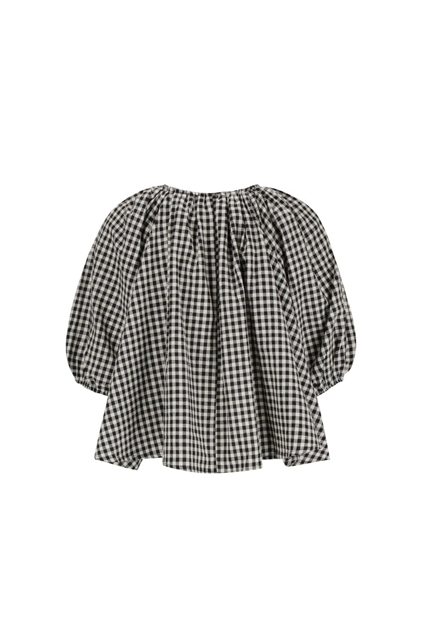 The Blair Blouse | Gingham - The Bali Tailor