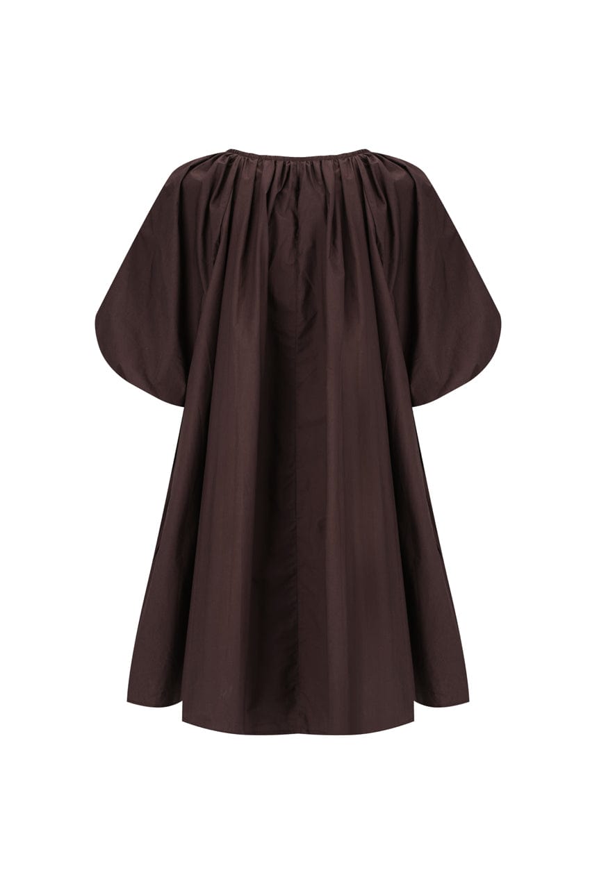 The Blair Mini Dress | Cocoa - The Bali Tailor