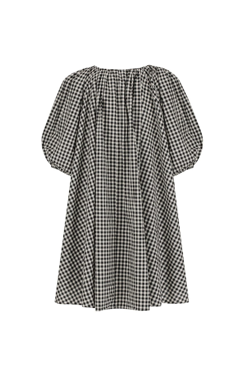 The Blair Mini Dress | Gingham - The Bali Tailor