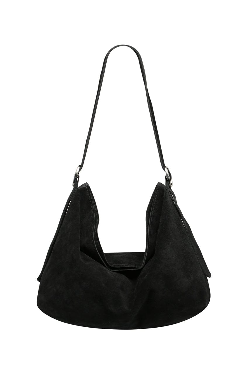 The Carter Bag | Black Suede - The Bali Tailor
