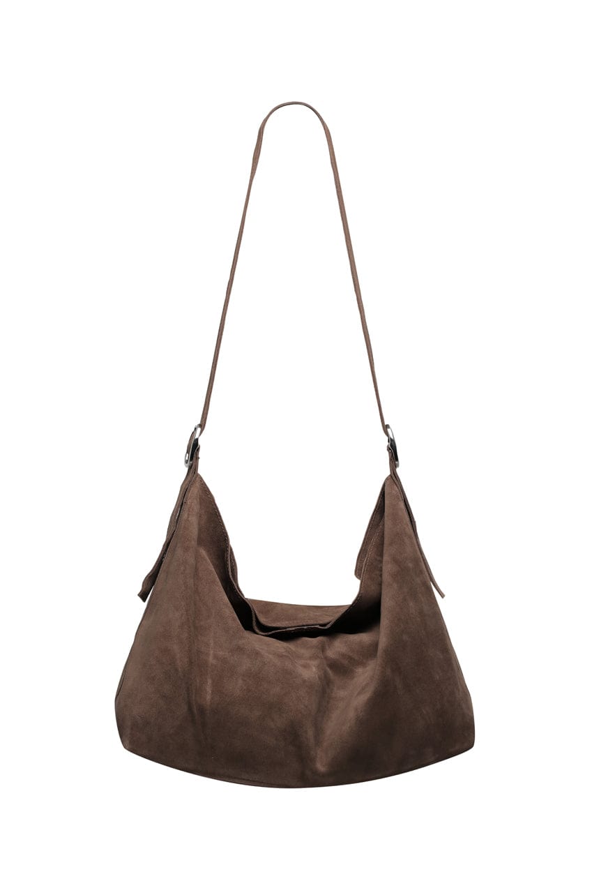 The Carter Bag | Cocoa Suede - The Bali Tailor