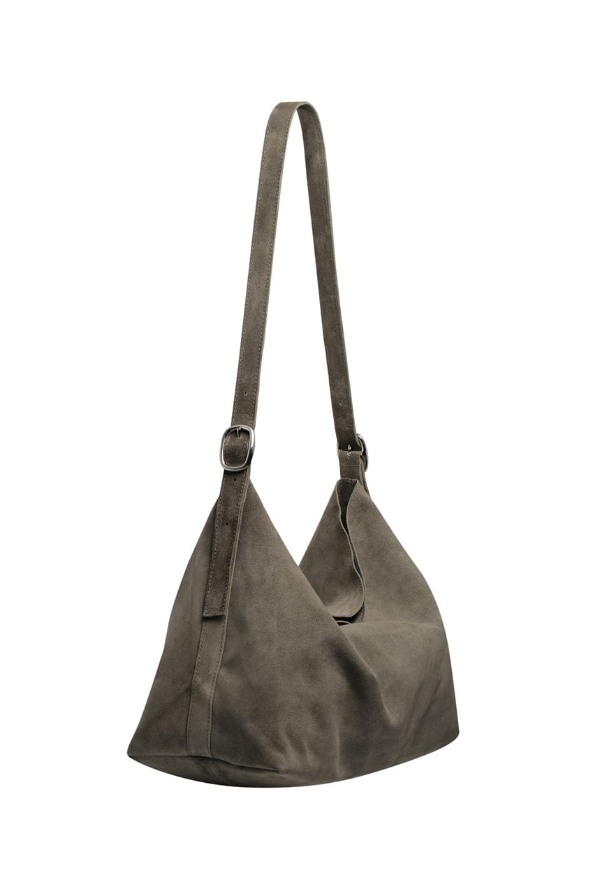 The Carter Bag | Olive Suede - The Bali Tailor