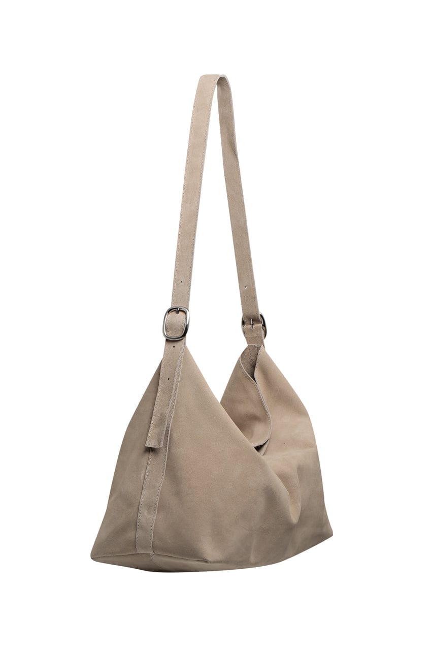 The Carter Bag | Stone Suede - The Bali Tailor
