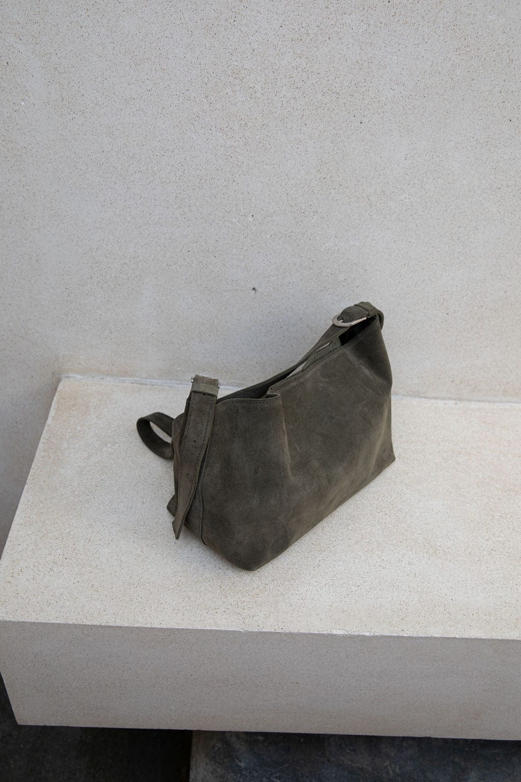 The Carter Mini | Olive Suede - The Bali Tailor