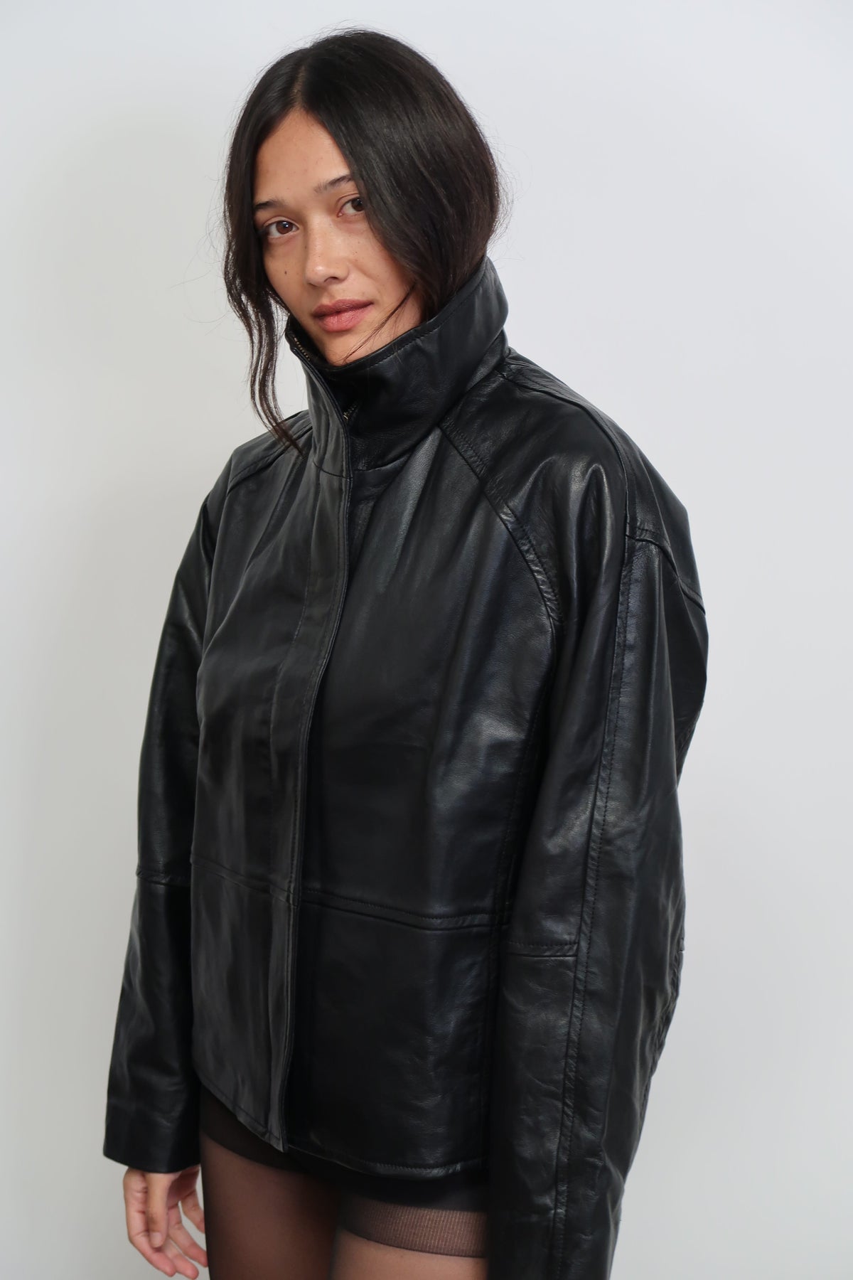 The Claude Bomber | Black - The Bali Tailor