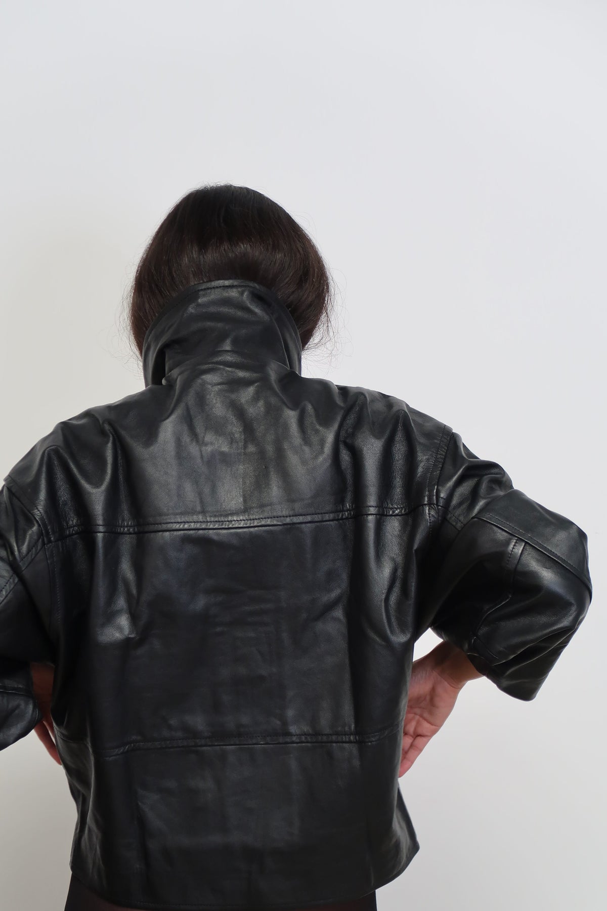 The Claude Bomber | Black - The Bali Tailor