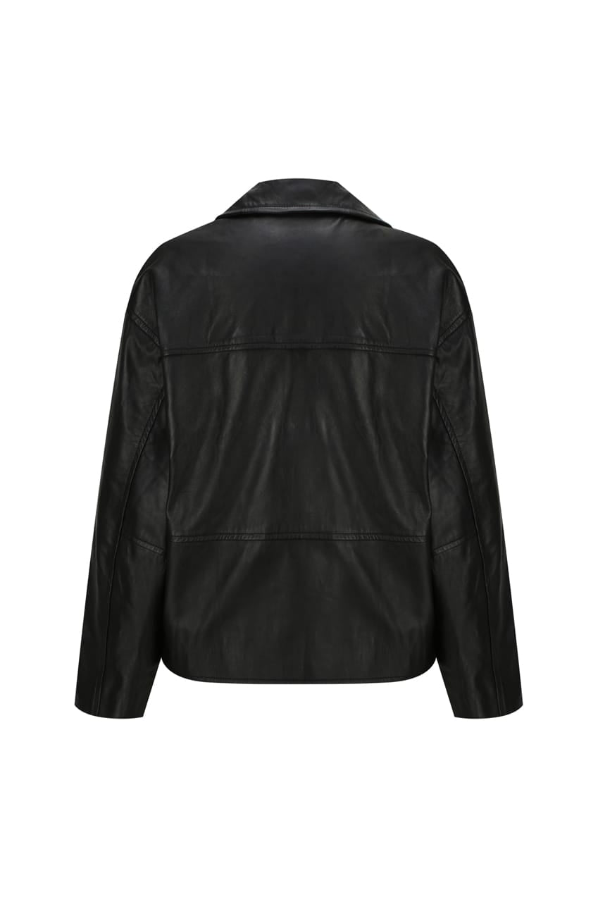 The Claude Bomber | Black - The Bali Tailor