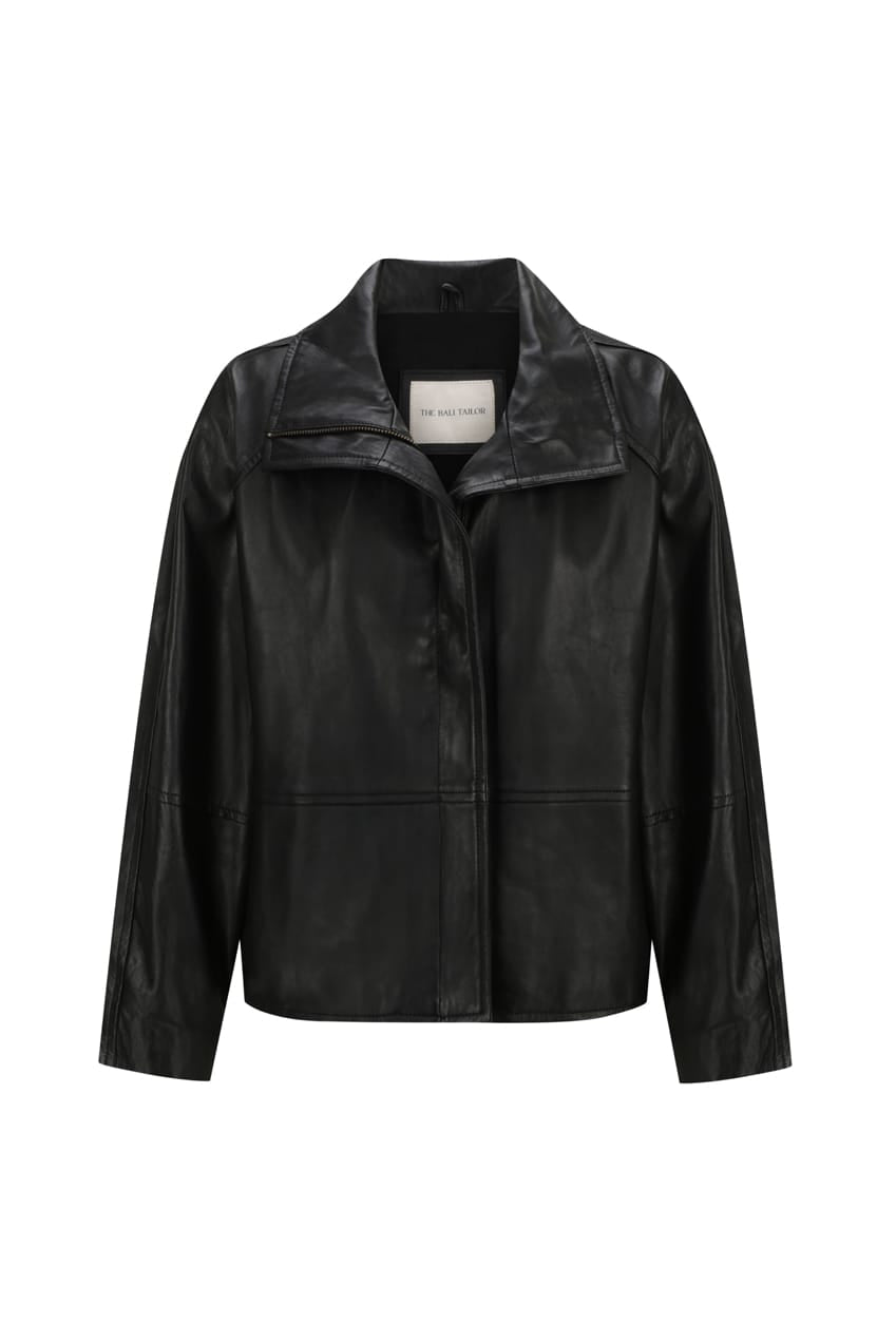 The Claude Bomber | Black - The Bali Tailor