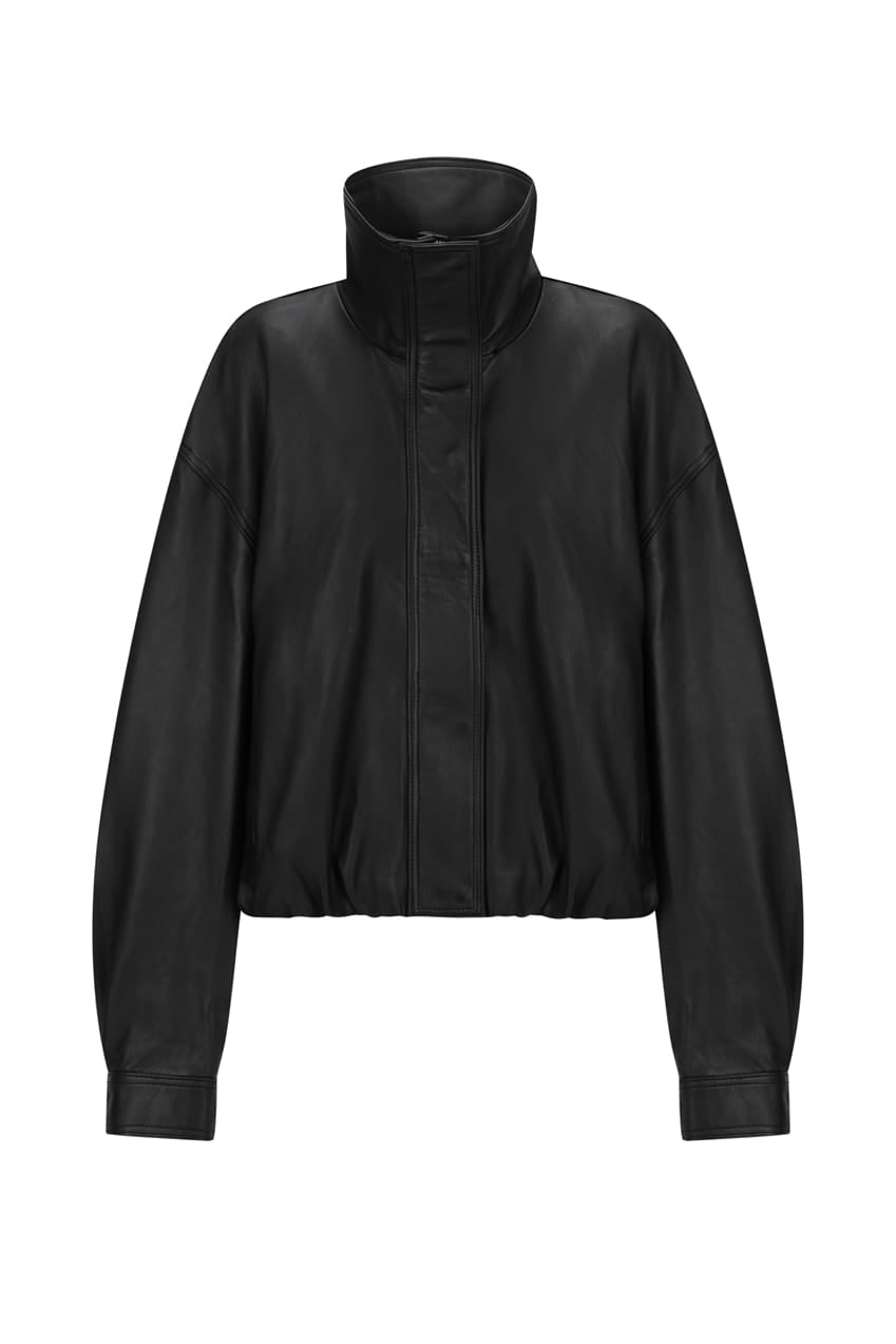 The Claude Bomber | Black - The Bali Tailor