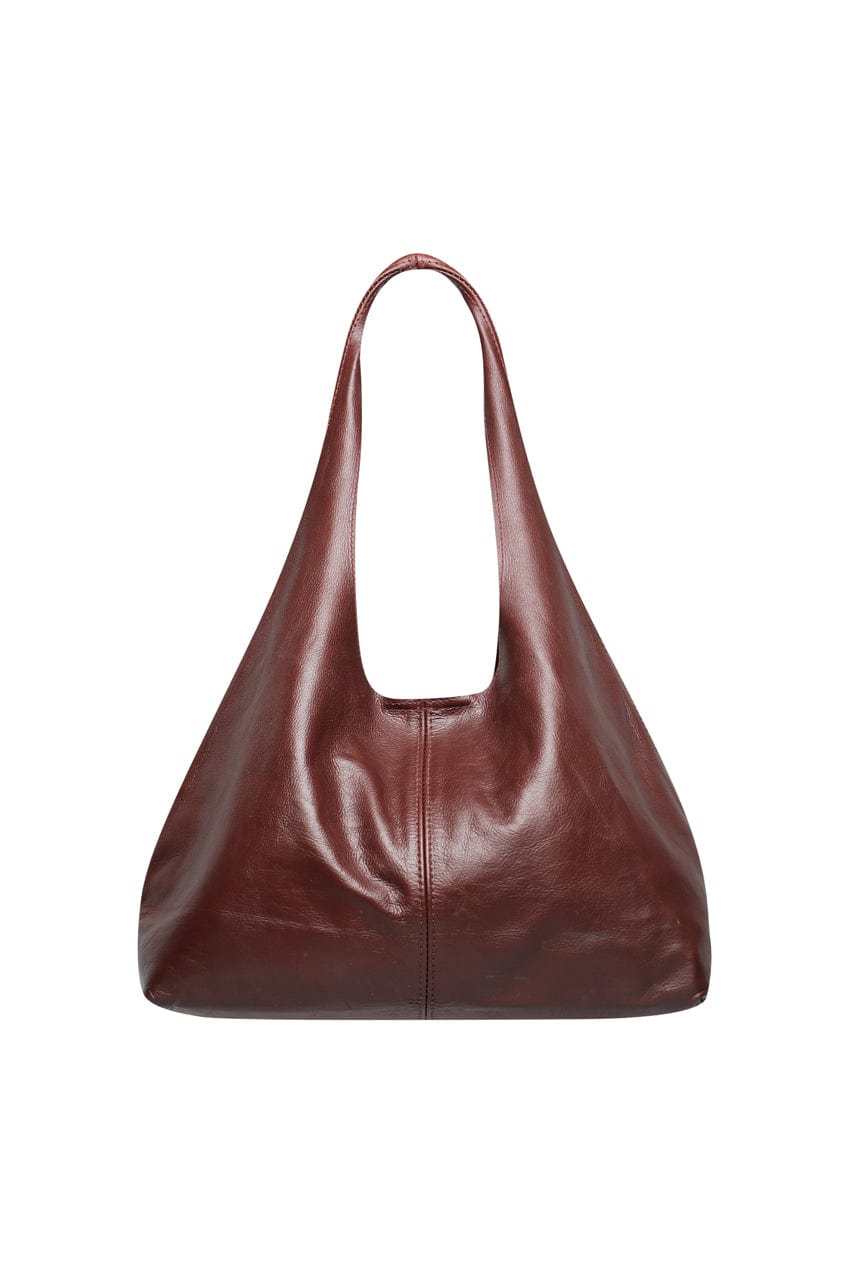 The Clover Slouch Mini | Burgundy Leather - The Bali Tailor