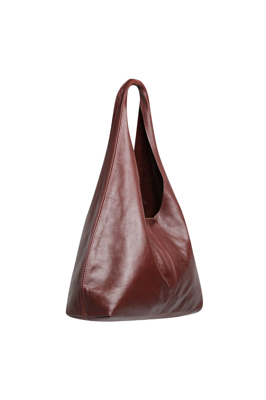 The Clover Slouch Mini | Burgundy Leather