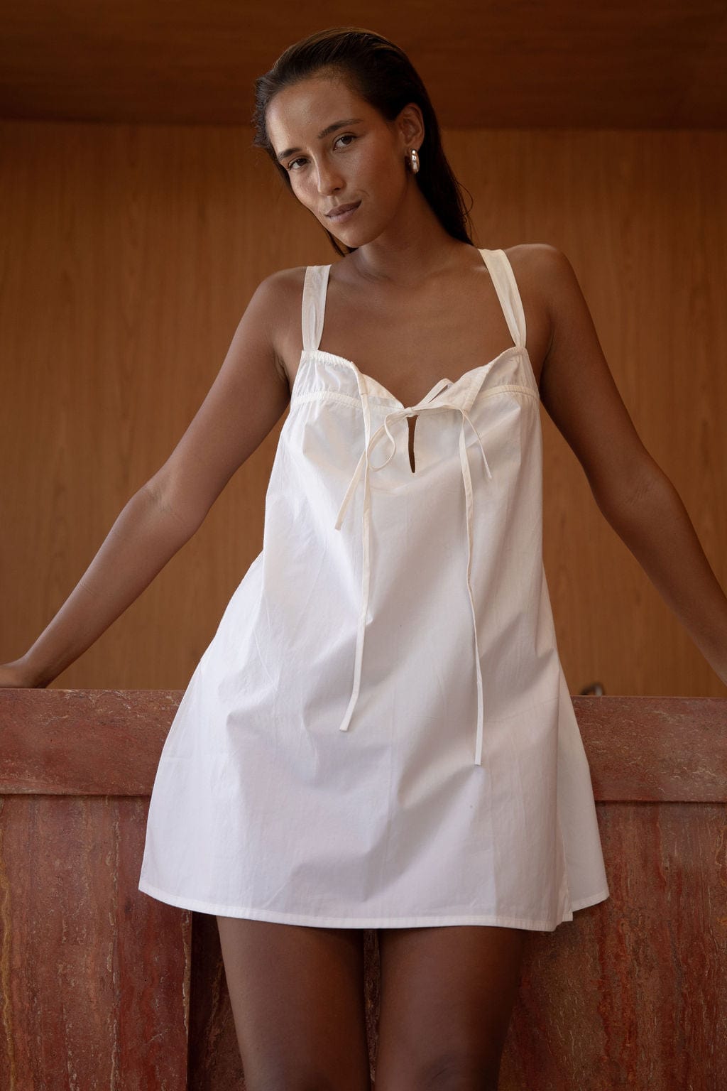The Daie Dress | White - The Bali Tailor
