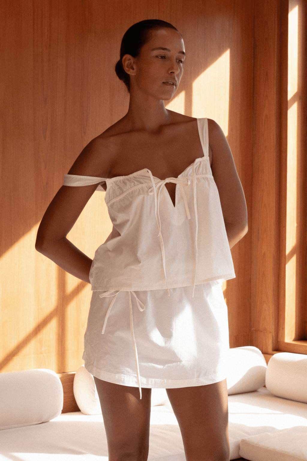 The Daie Top | White - The Bali Tailor