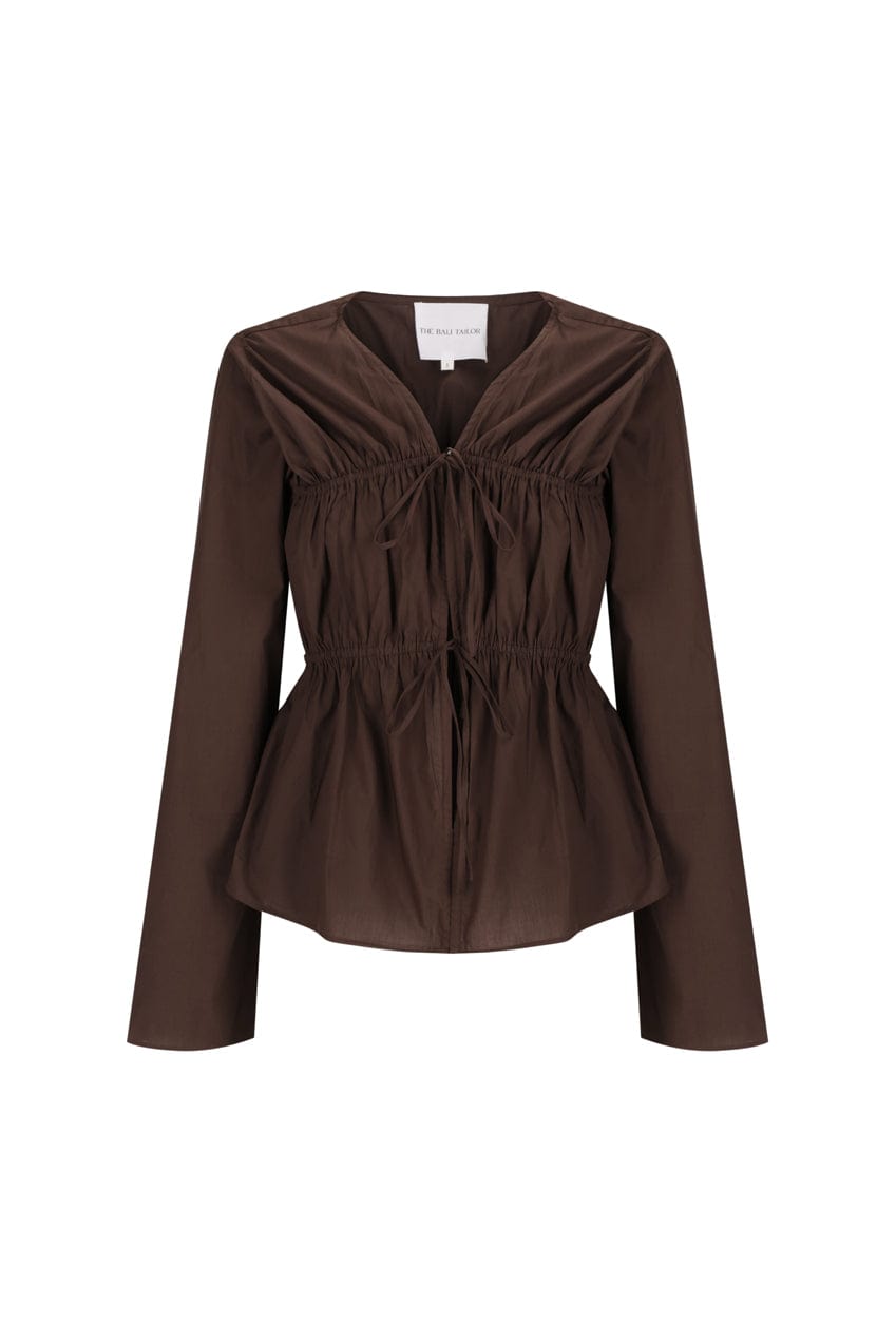 The Dara Top | Cocoa - The Bali Tailor