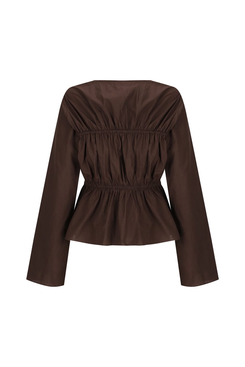 The Dara Top | Cocoa - The Bali Tailor