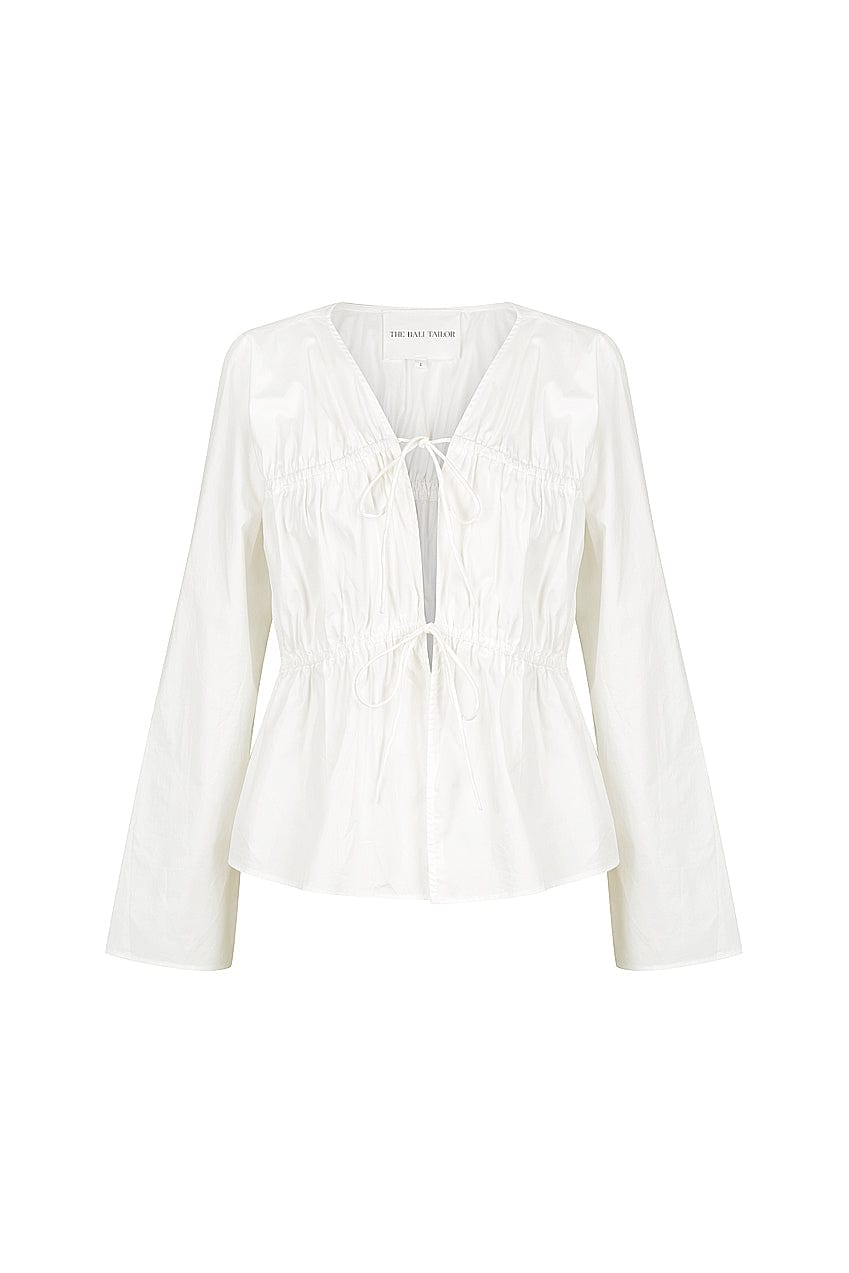 The Dara Top | Pure White - The Bali Tailor