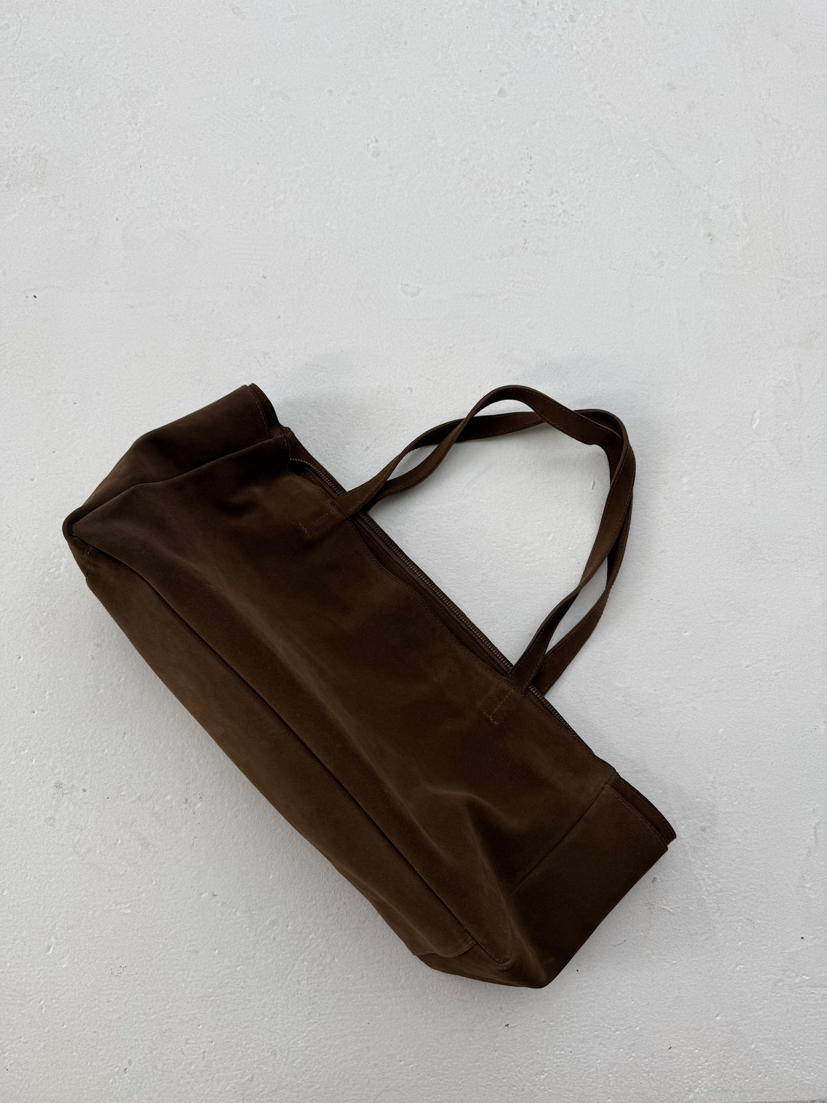 The Elin Tote Bag | Cocoa Suede - The Bali Tailor