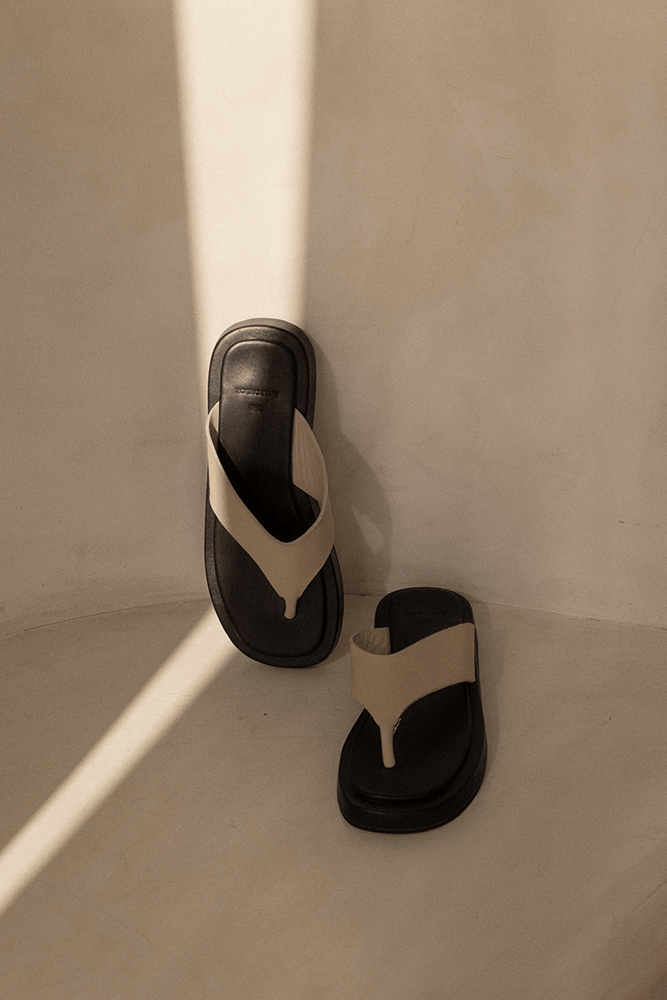 The Ellery Thong | Bone - The Bali Tailor