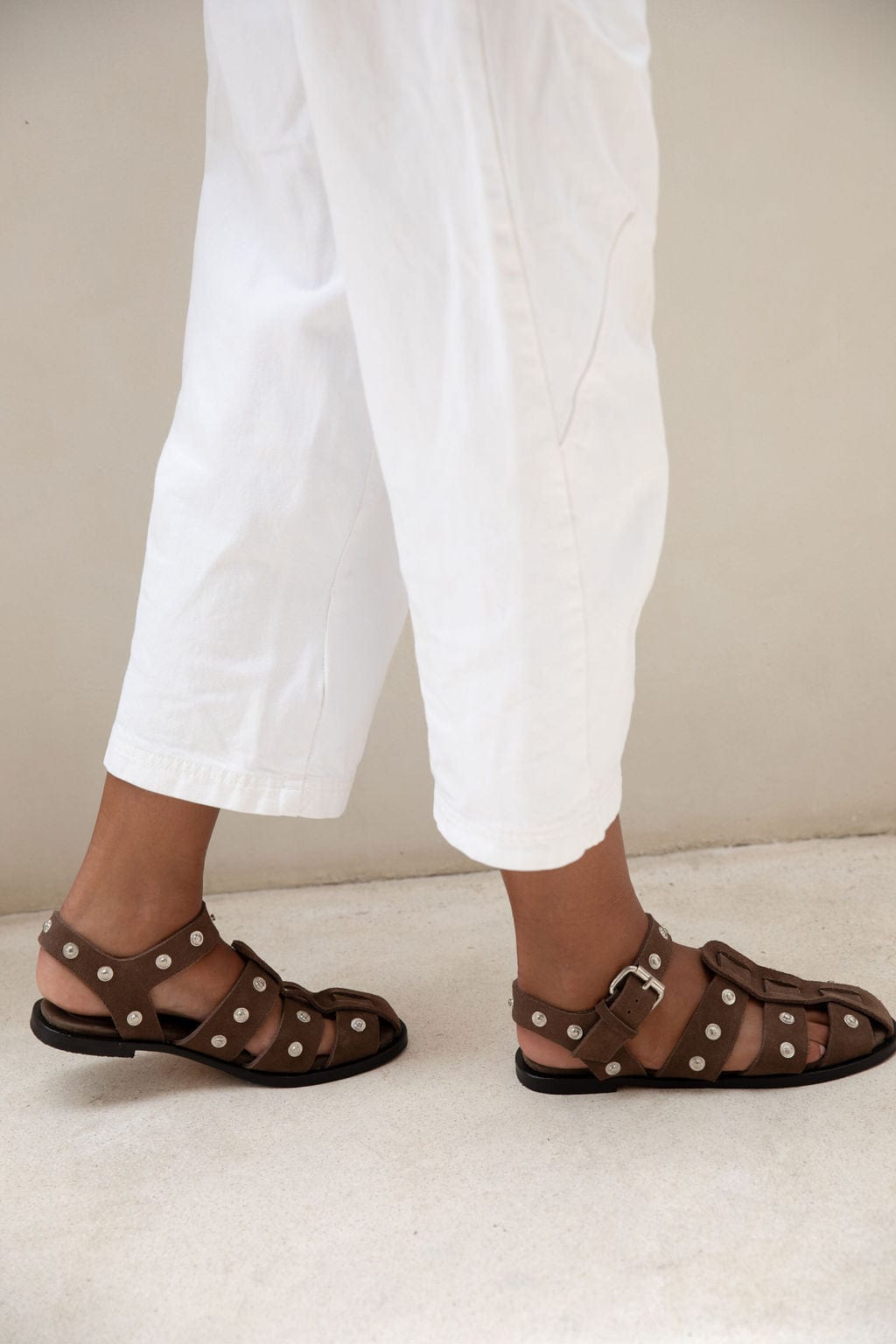 The Emmett Sandal | Cocoa Suede - The Bali Tailor