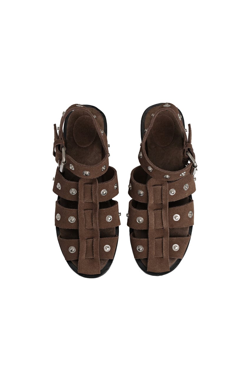 The Emmett Sandal | Cocoa Suede - The Bali Tailor