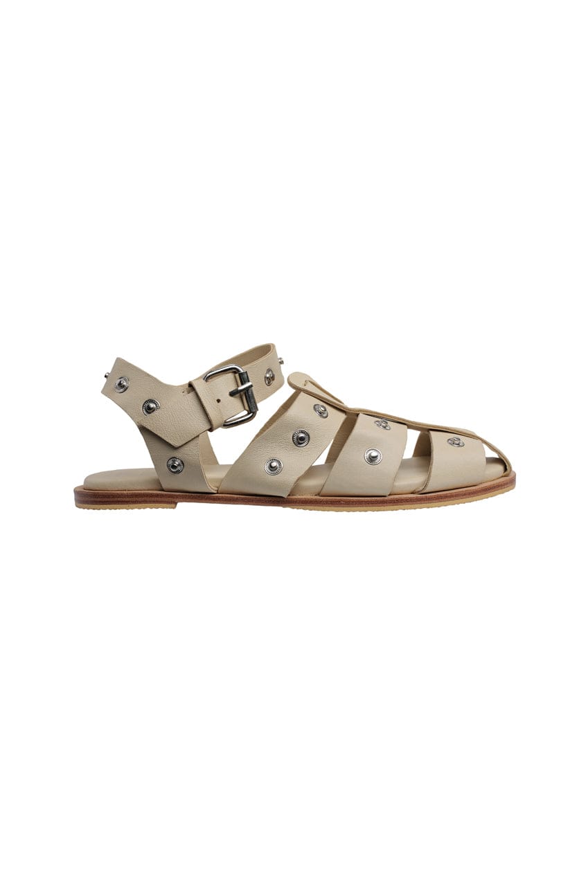 The Emmett Sandal | Creme - The Bali Tailor