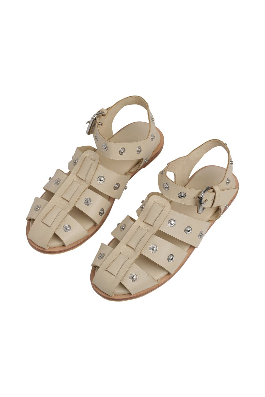 The Emmett Sandal | Creme - The Bali Tailor