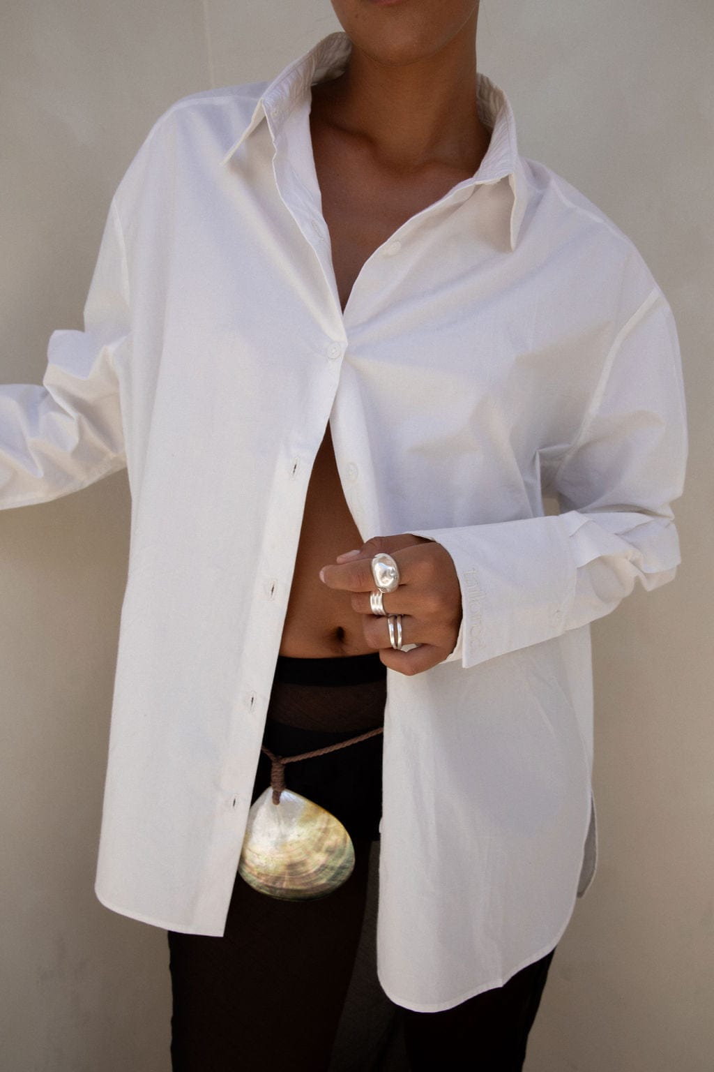 The Farrah Shirt | White - The Bali Tailor