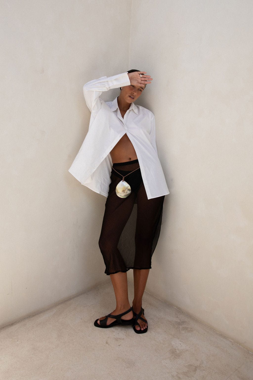 The Farrah Shirt | White - The Bali Tailor