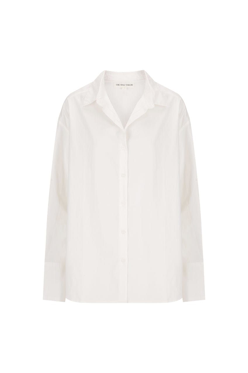 The Farrah Shirt | White - The Bali Tailor