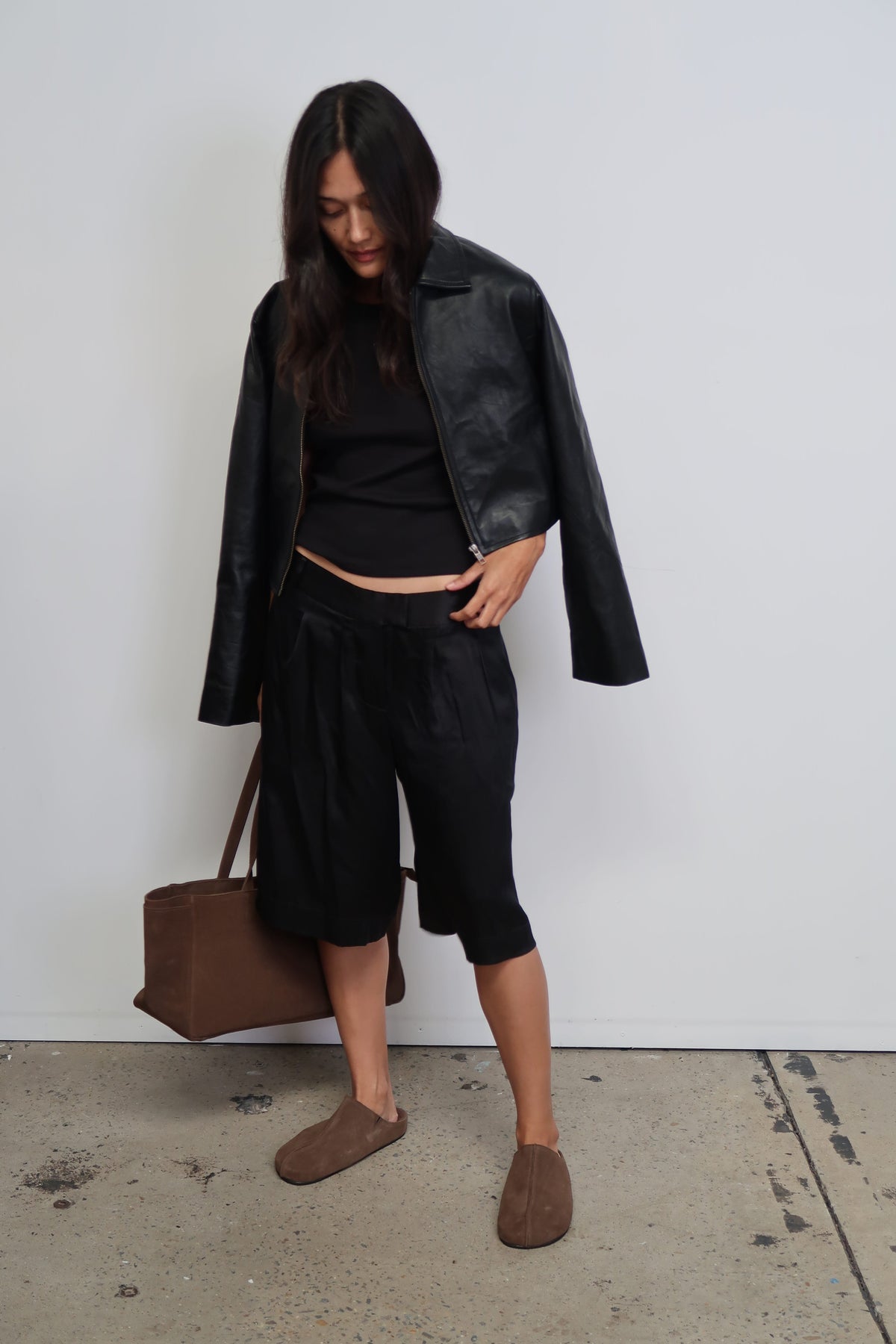 The Faye Clog | Cocoa Suede - The Bali Tailor