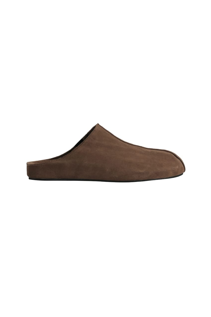 The Faye Clog | Cocoa Suede - The Bali Tailor