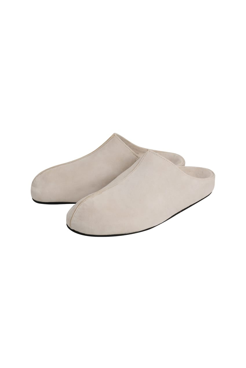 The Faye Clog | Stone Suede - The Bali Tailor
