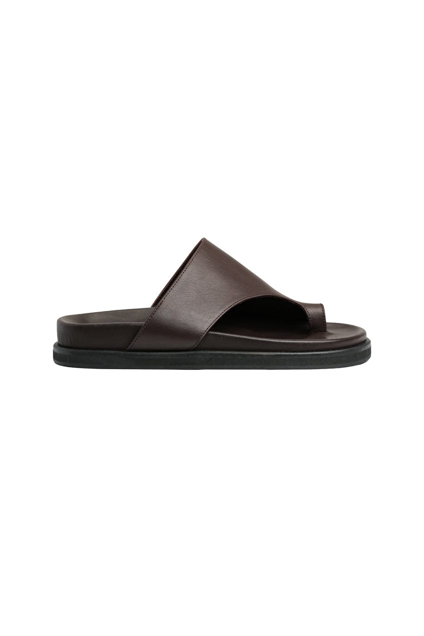 The Franca Slide | Dark Brown - The Bali Tailor
