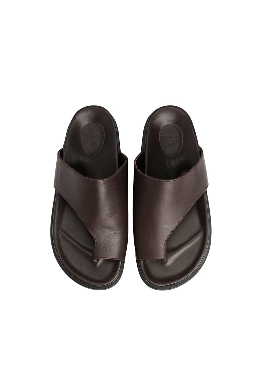 The Franca Slide | Dark Brown - The Bali Tailor