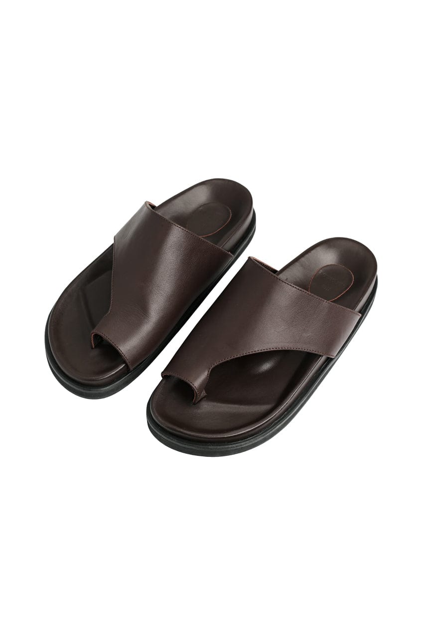 The Franca Slide | Dark Brown - The Bali Tailor